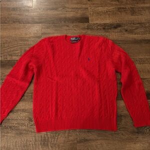 Ralph Lauren Vibrant Red Crewneck Sweater